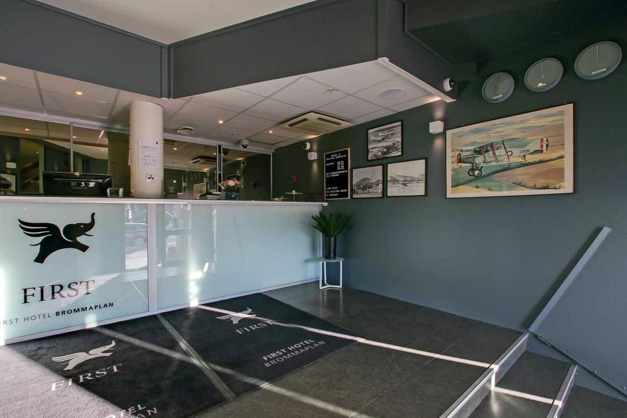 שטוקהולם First Hotel Brommaplan מראה חיצוני תמונה