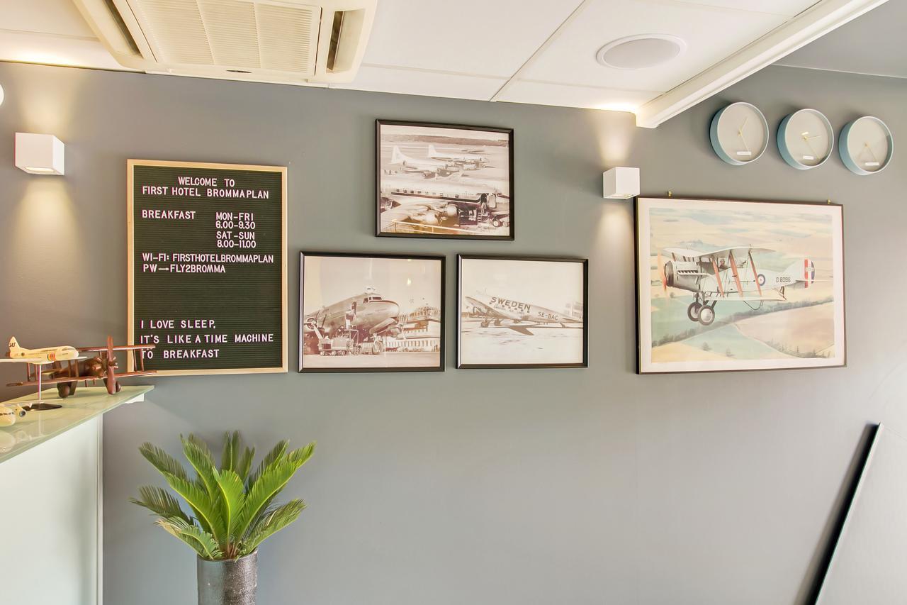 שטוקהולם First Hotel Brommaplan מראה חיצוני תמונה