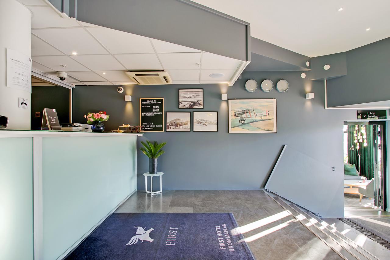 שטוקהולם First Hotel Brommaplan מראה חיצוני תמונה